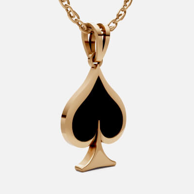 Spade Pendant Poker