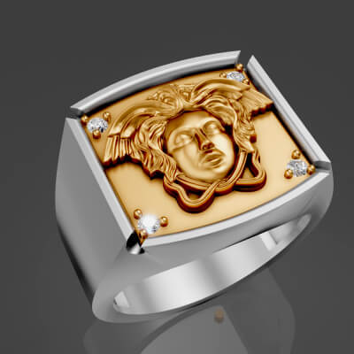 Versa Face Human Ring