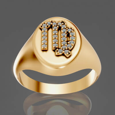 Virgo Ring Zodiac