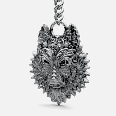 Wolf Wild Animal Key Holder Key Chain