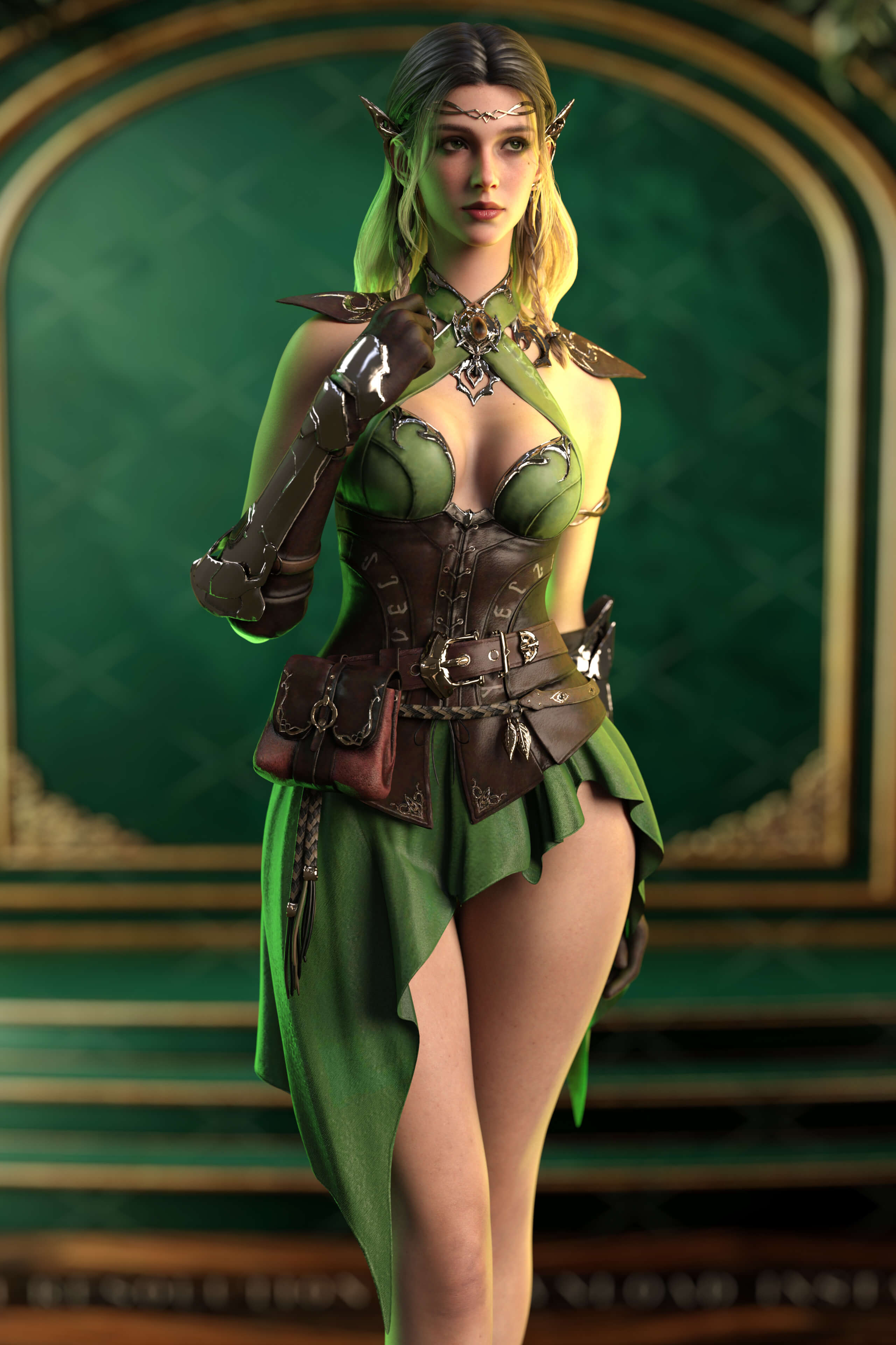 Freyja Elven for G9 Daz Content