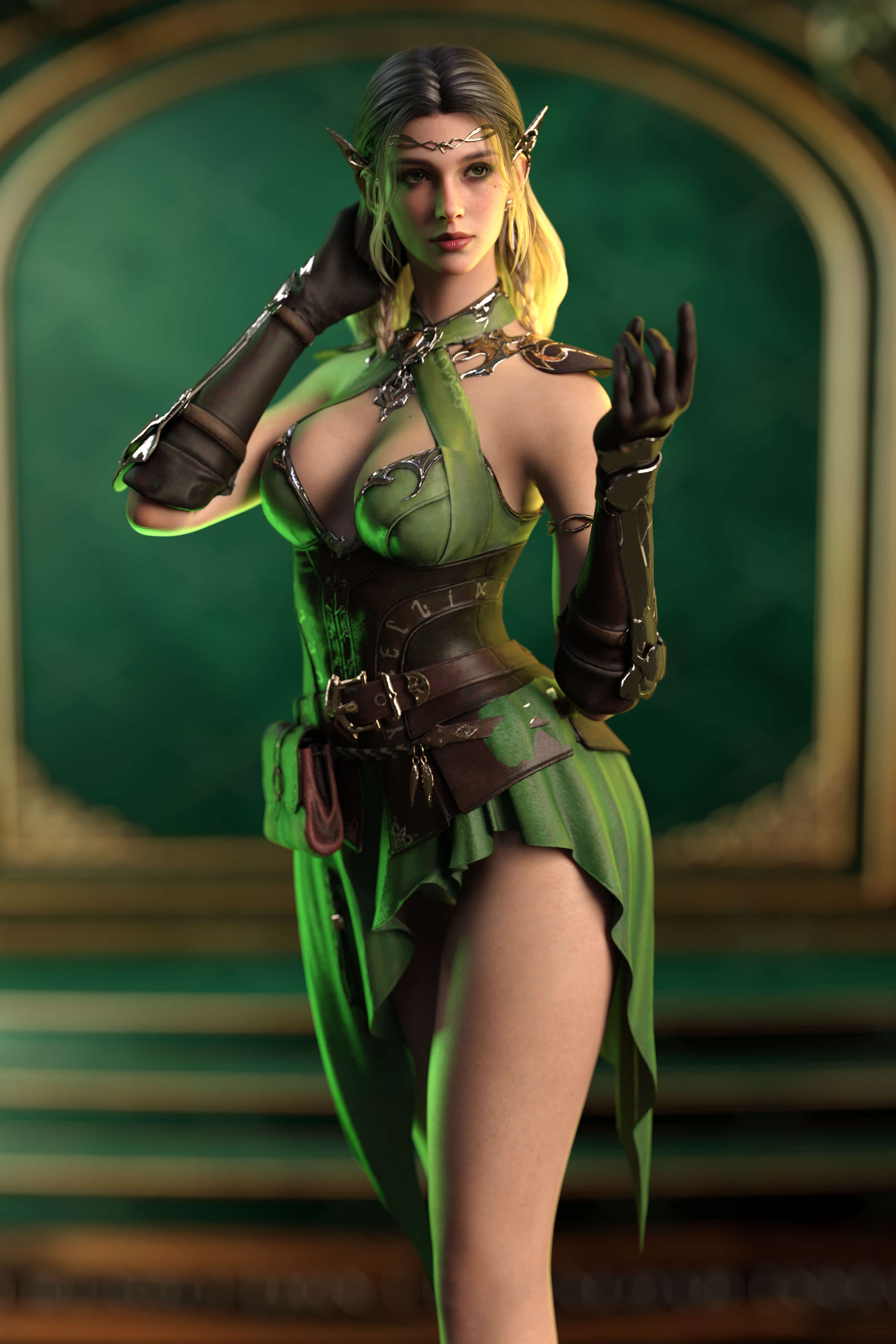 Freyja Elven for G9 Daz Content