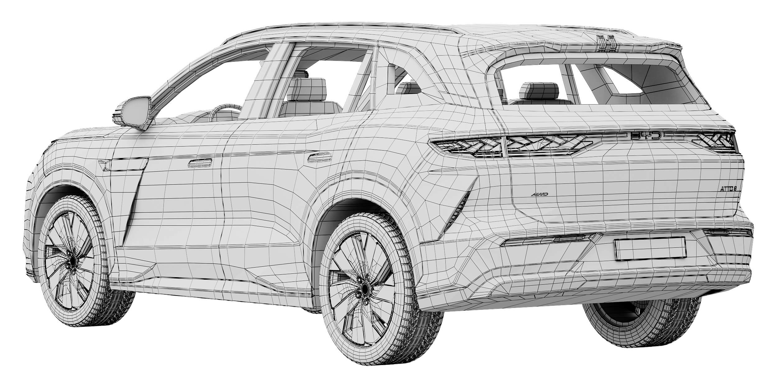 BYD Atto 8 2027 3D Model