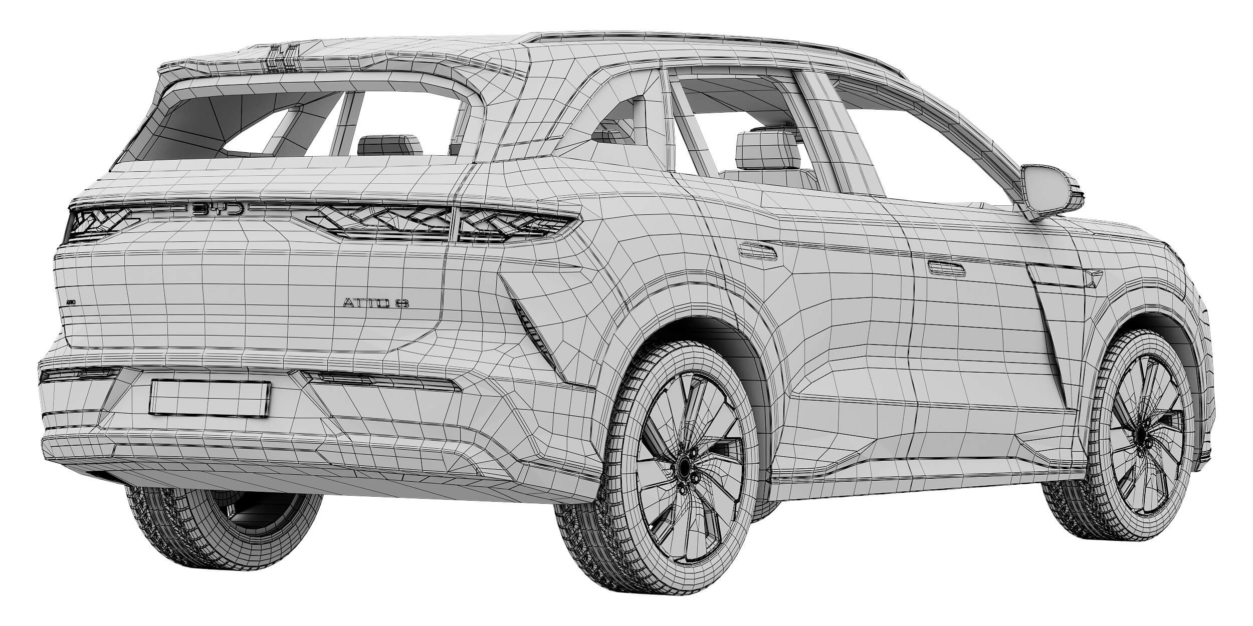 BYD Atto 8 2027 3D Model