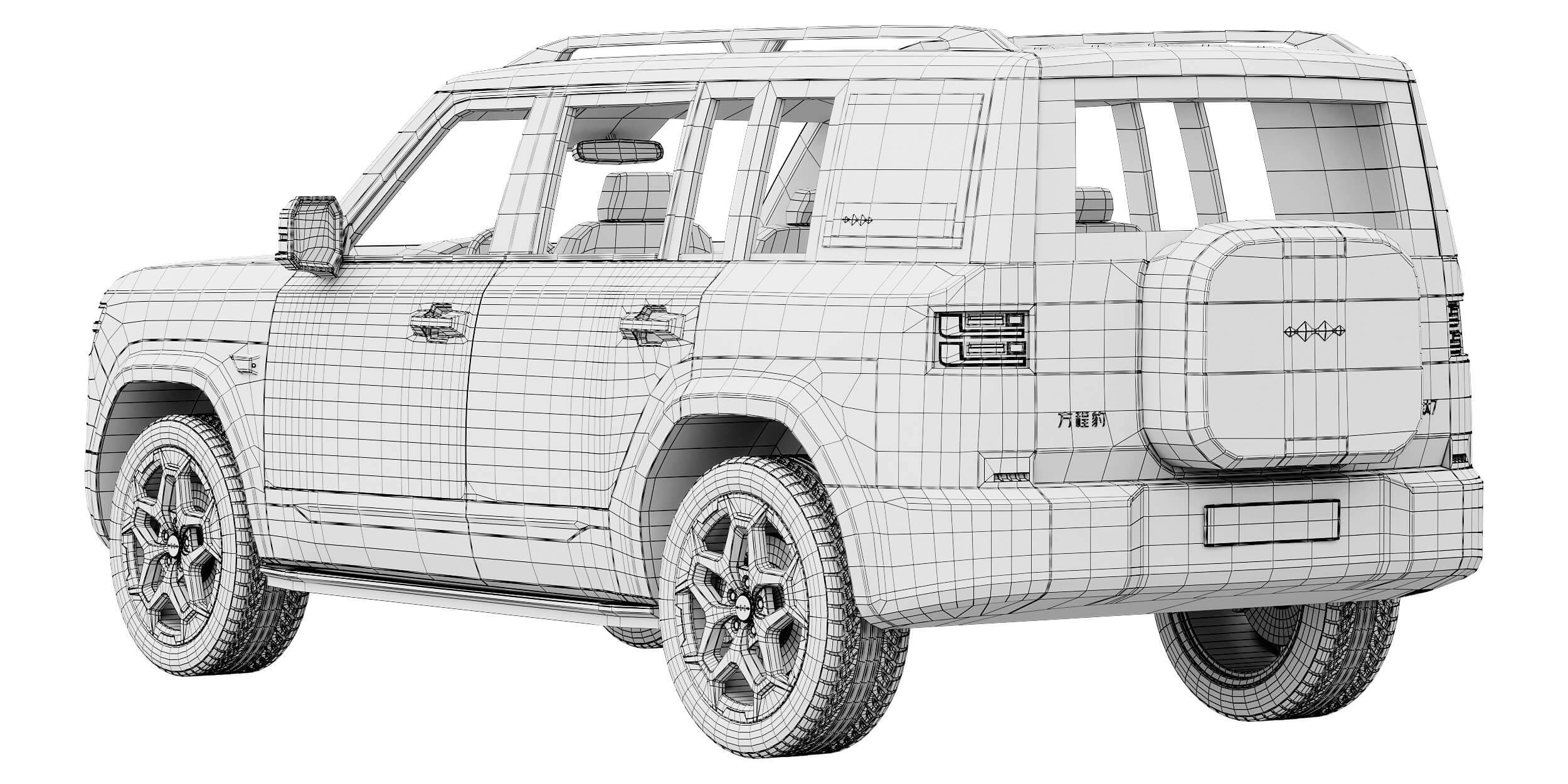 BYD Fang Cheng Bao Tai 7 3D Model