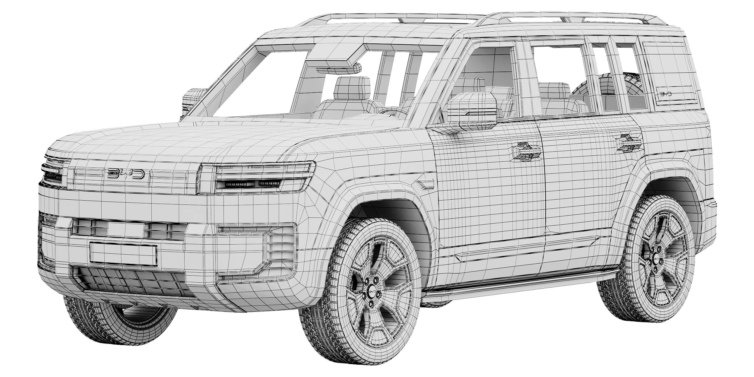 BYD Ti 7 2027 3D Model