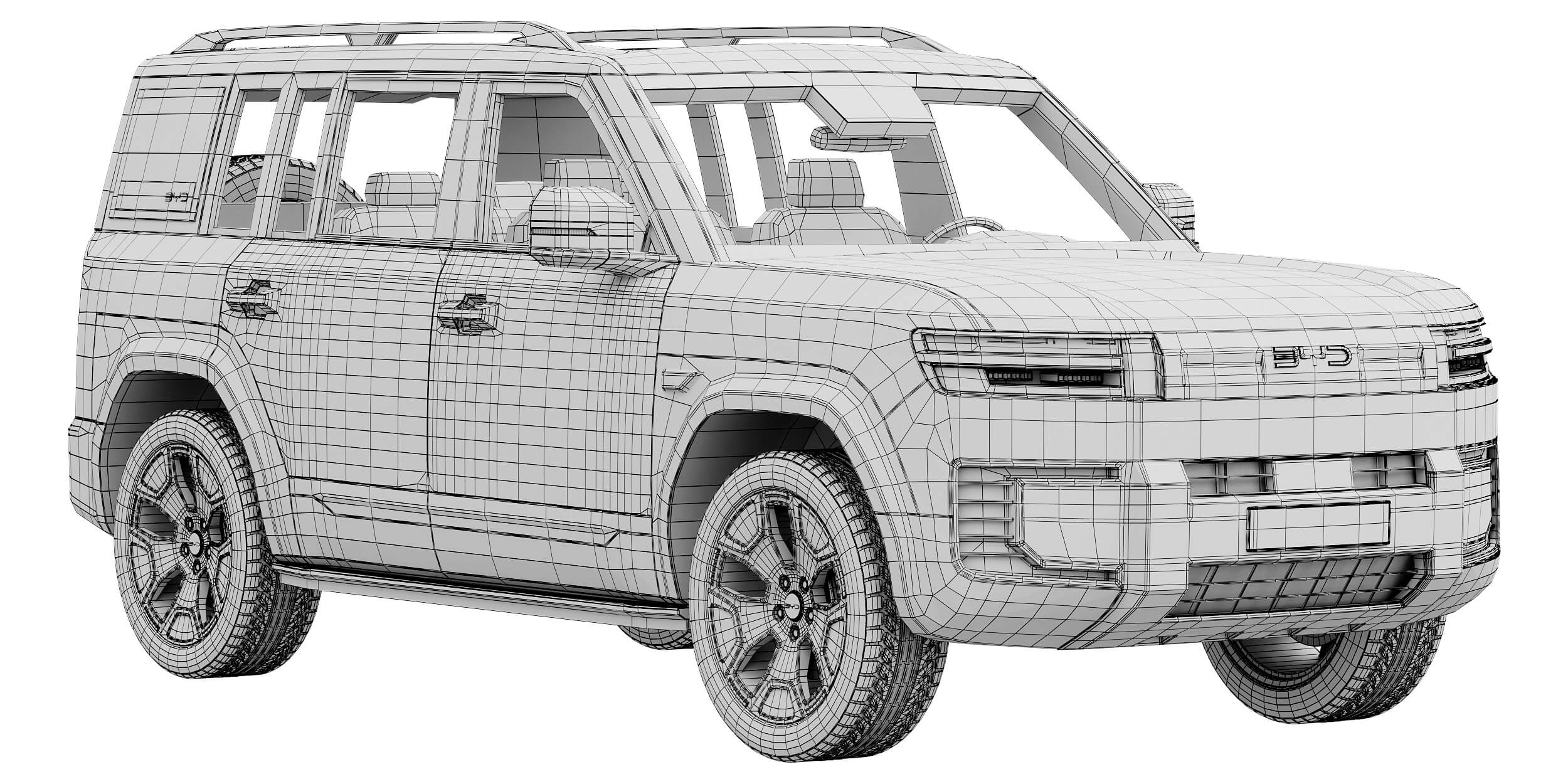 BYD Ti 7 2027 3D Model