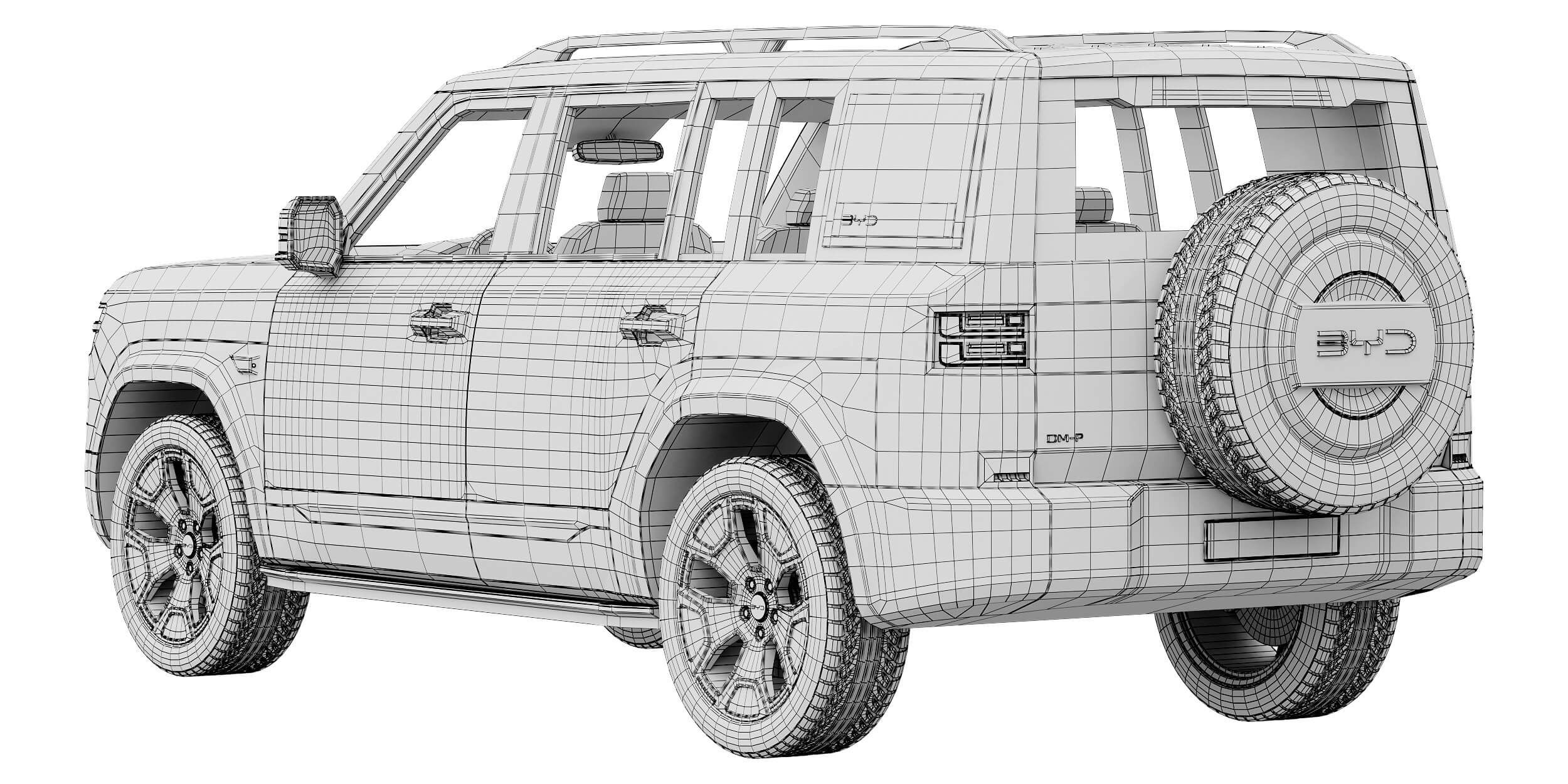 BYD Ti 7 2027 3D Model