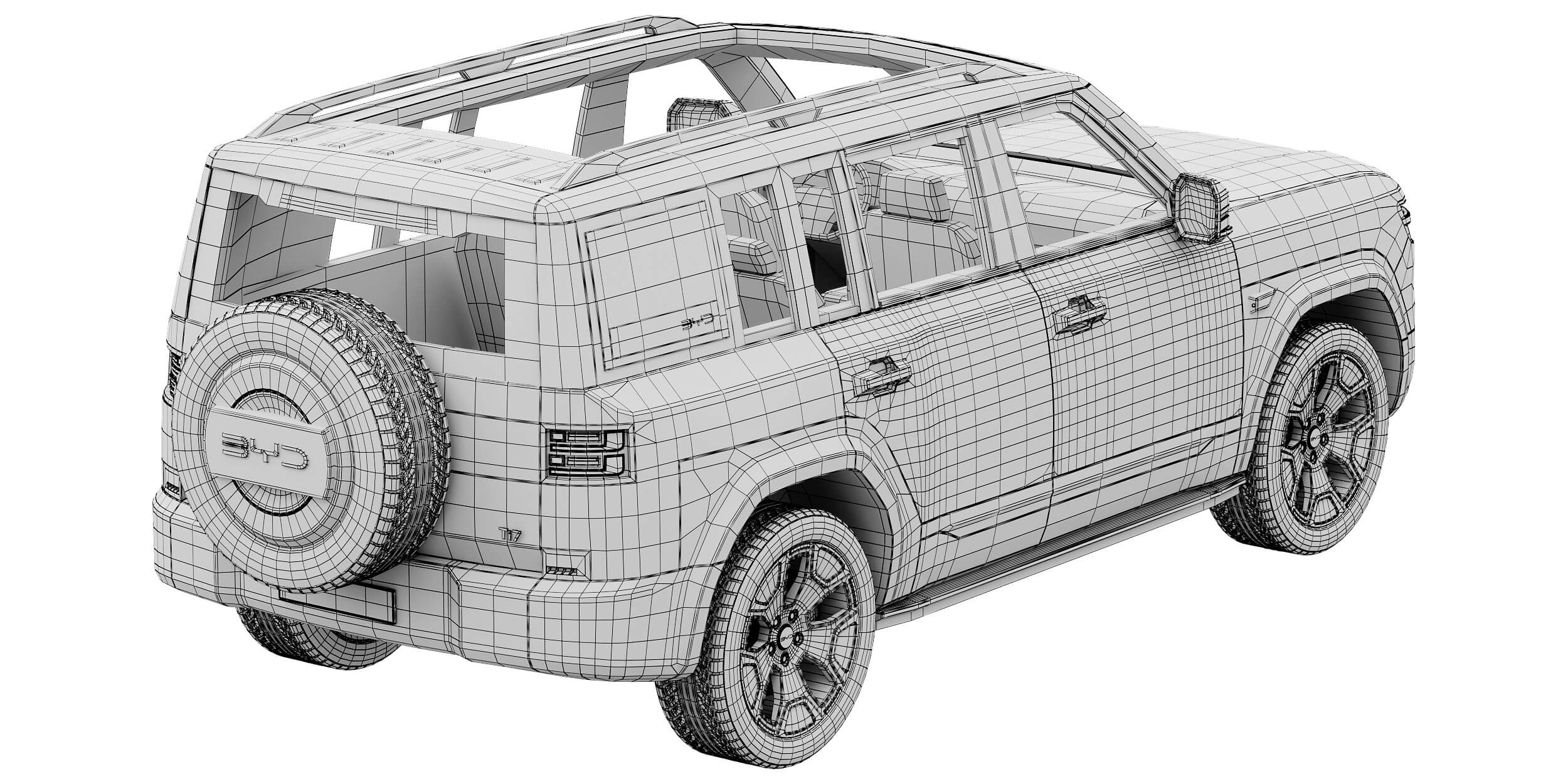 BYD Ti 7 2027 3D Model