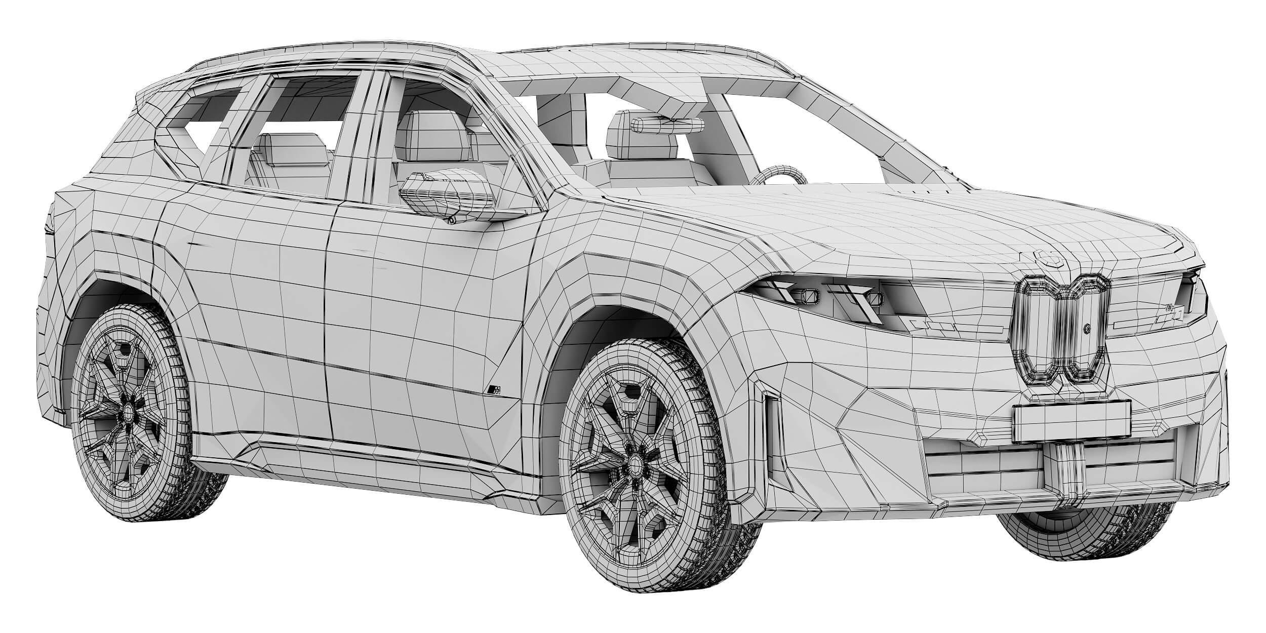 Electric SUV iX3 M60 2027 3D Model