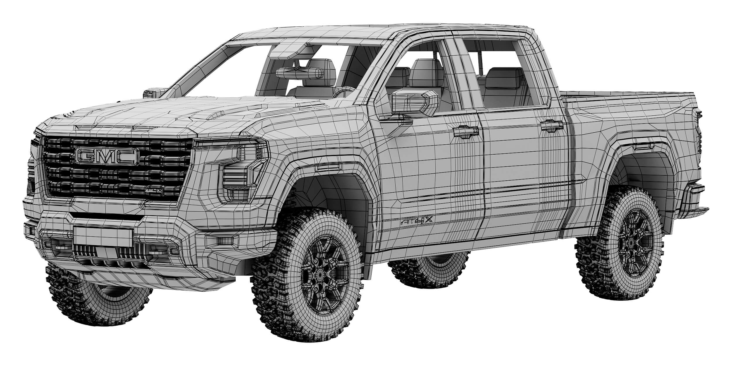 GMC Sierra 1500 AT4X 2027 3D Model