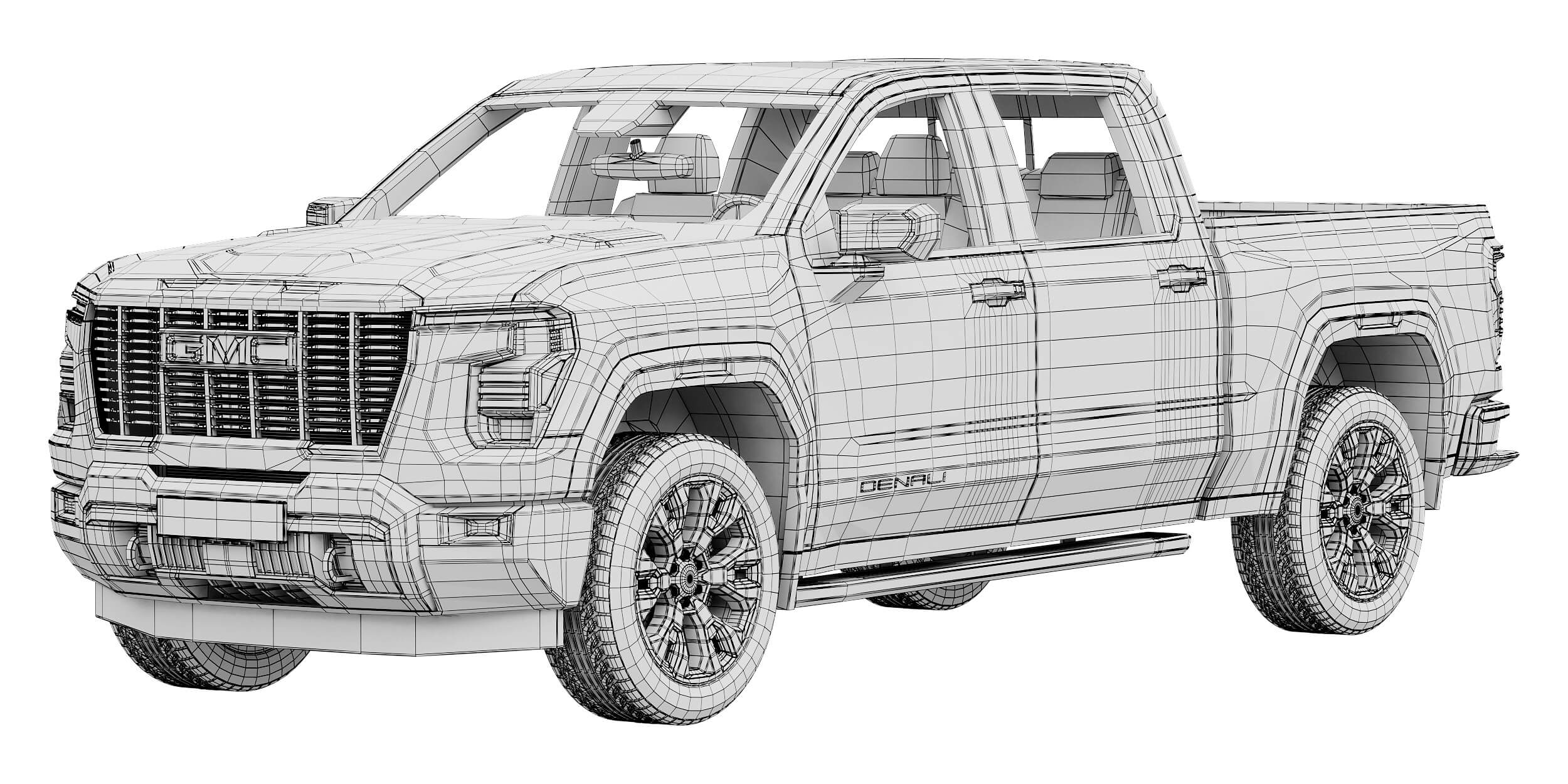 GMC Sierra 1500 Denali 2027 3D Model