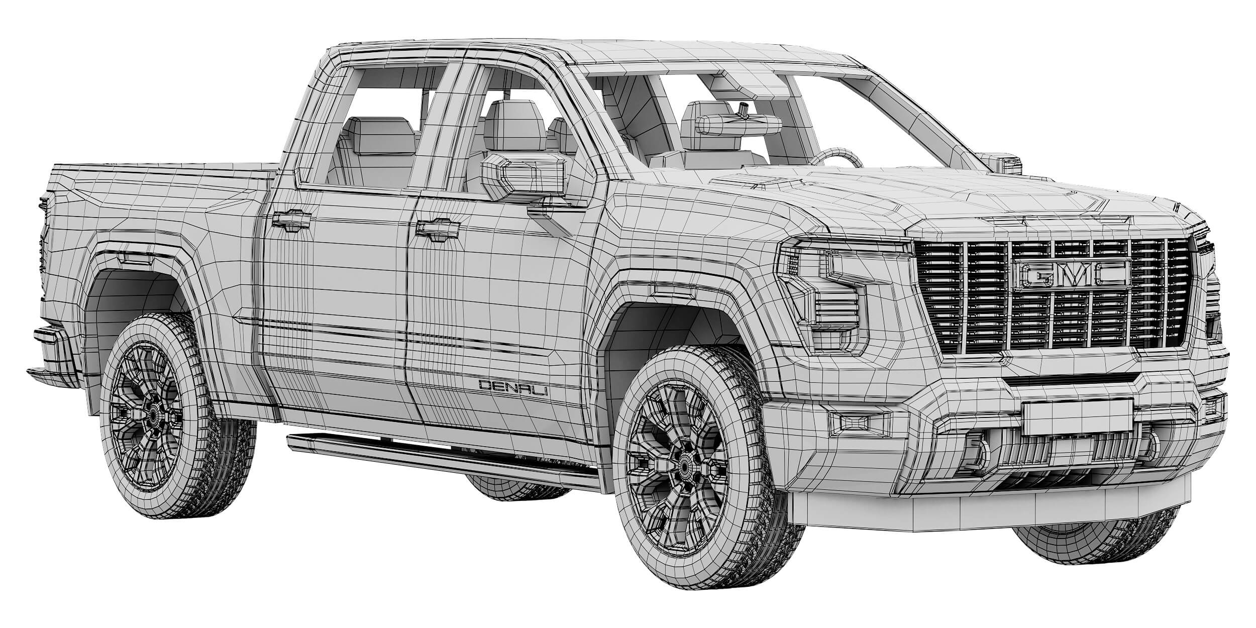 GMC Sierra 1500 Denali 2027 3D Model
