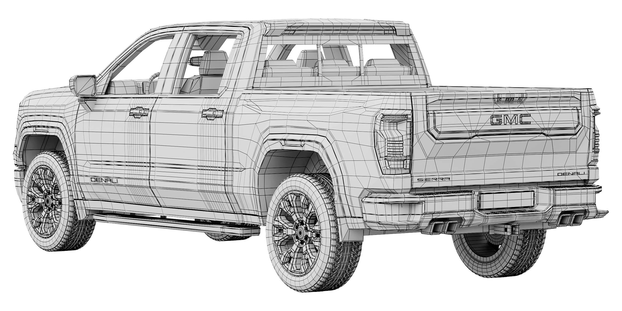 GMC Sierra 1500 Denali 2027 3D Model