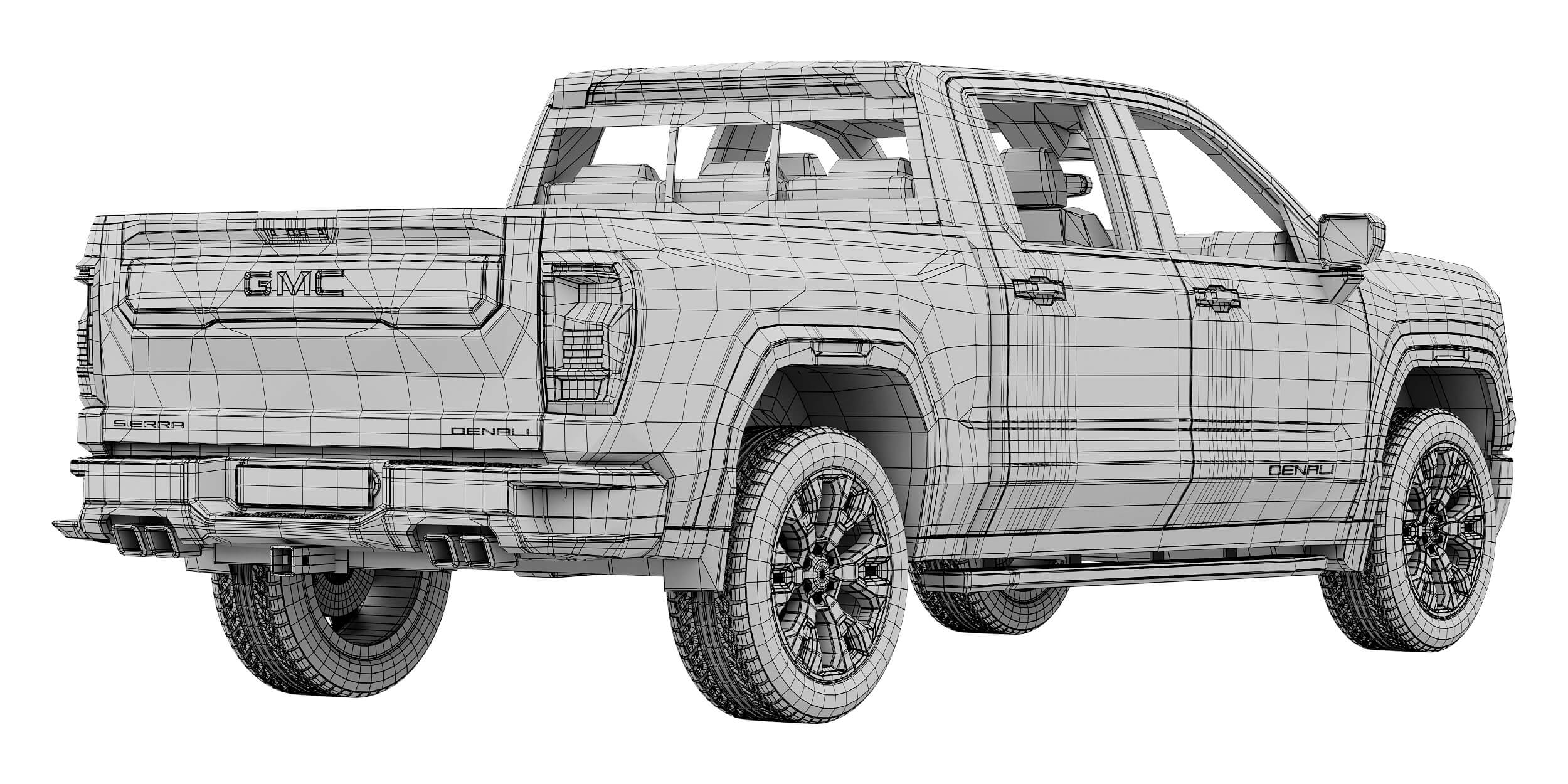 GMC Sierra 1500 Denali 2027 3D Model