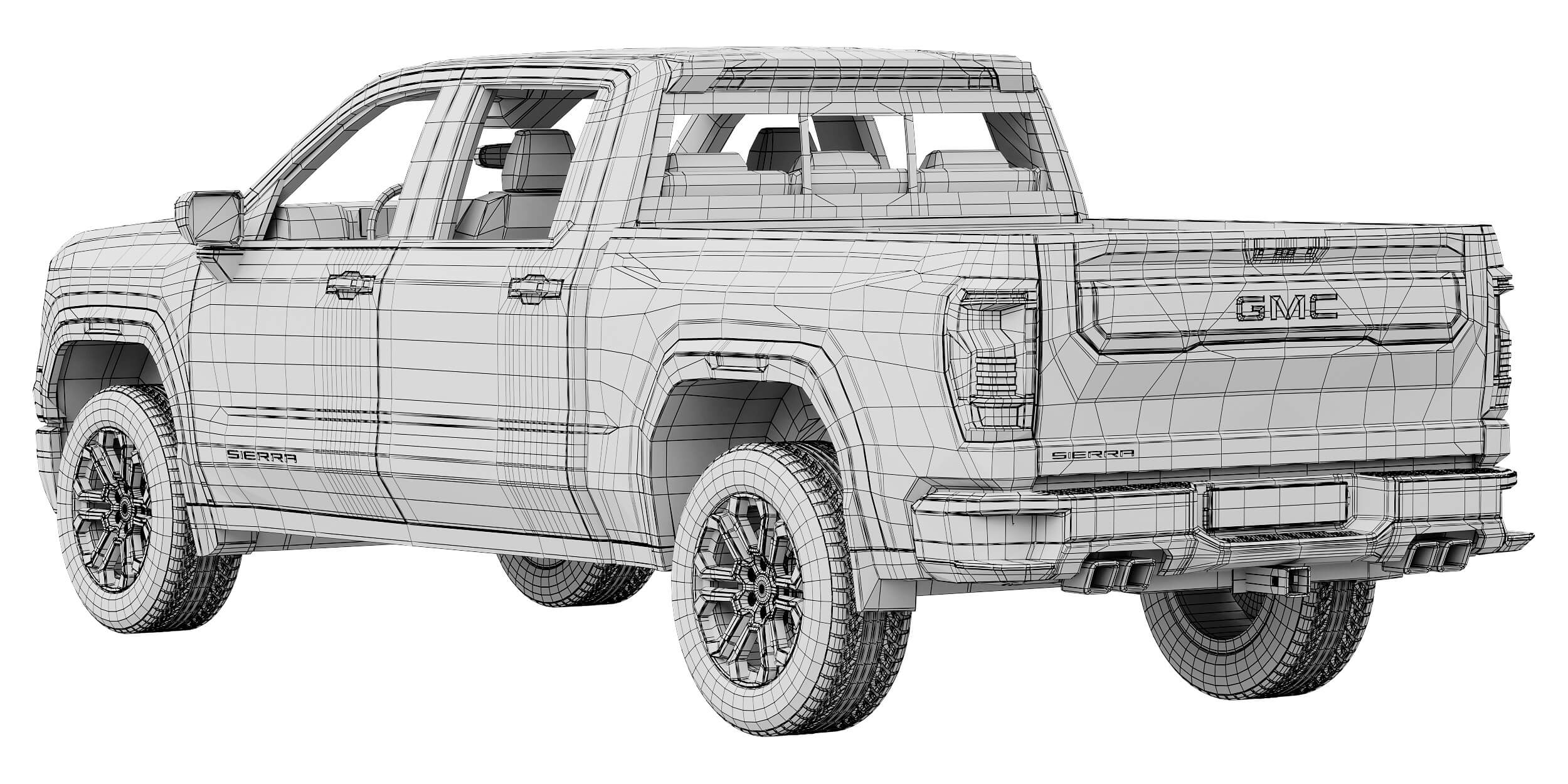 GMC Sierra 1500 Elevation 2027 3D Model