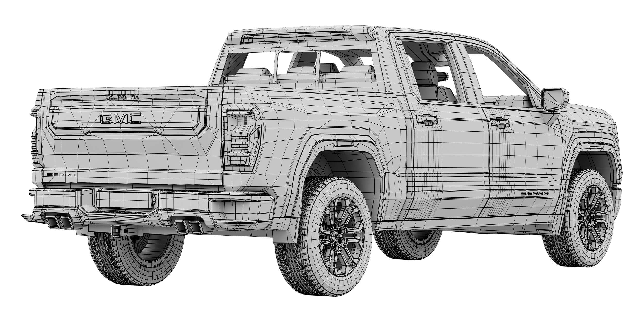 GMC Sierra 1500 Elevation 2027 3D Model