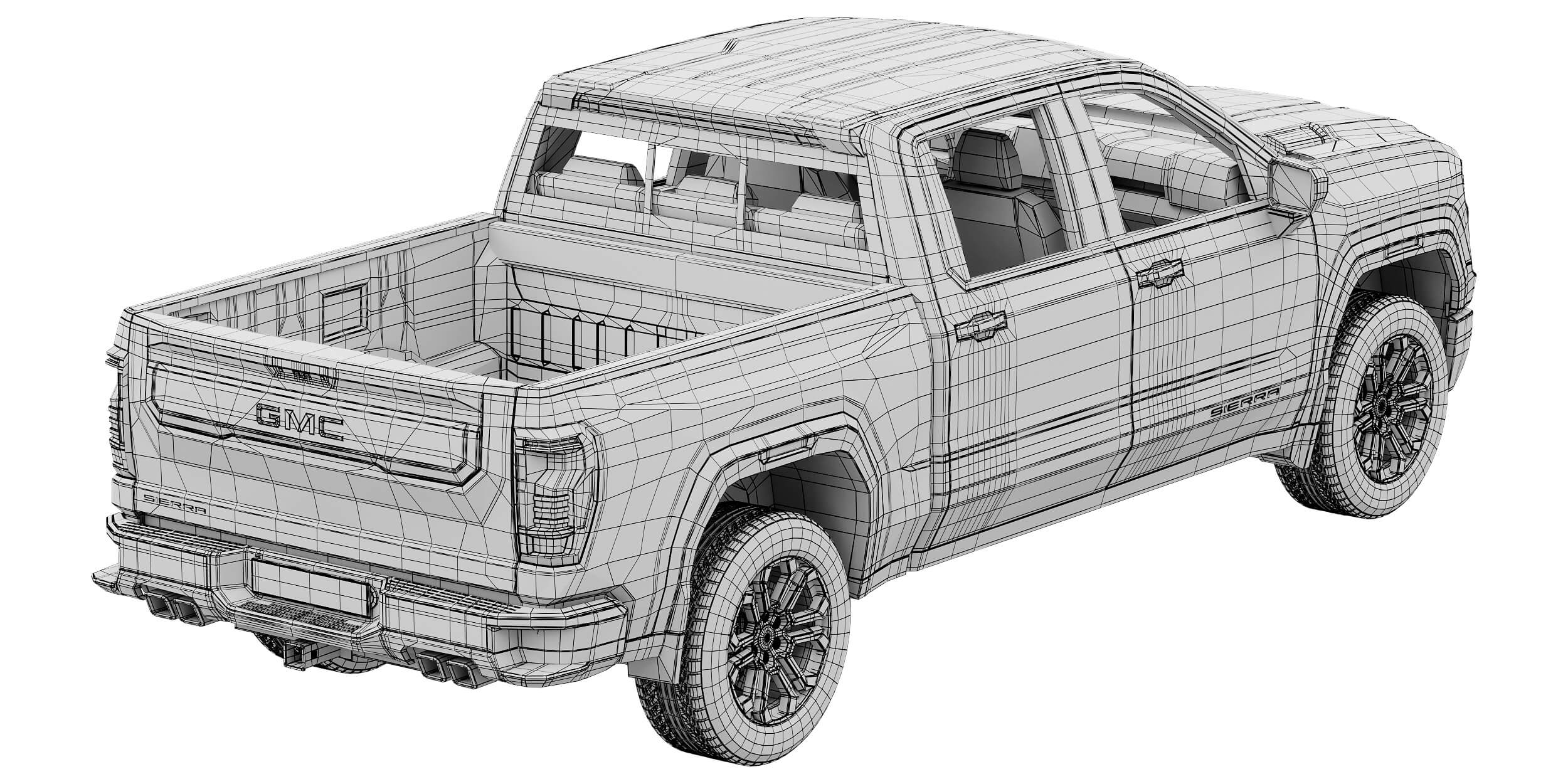 GMC Sierra 1500 Elevation 2027 3D Model