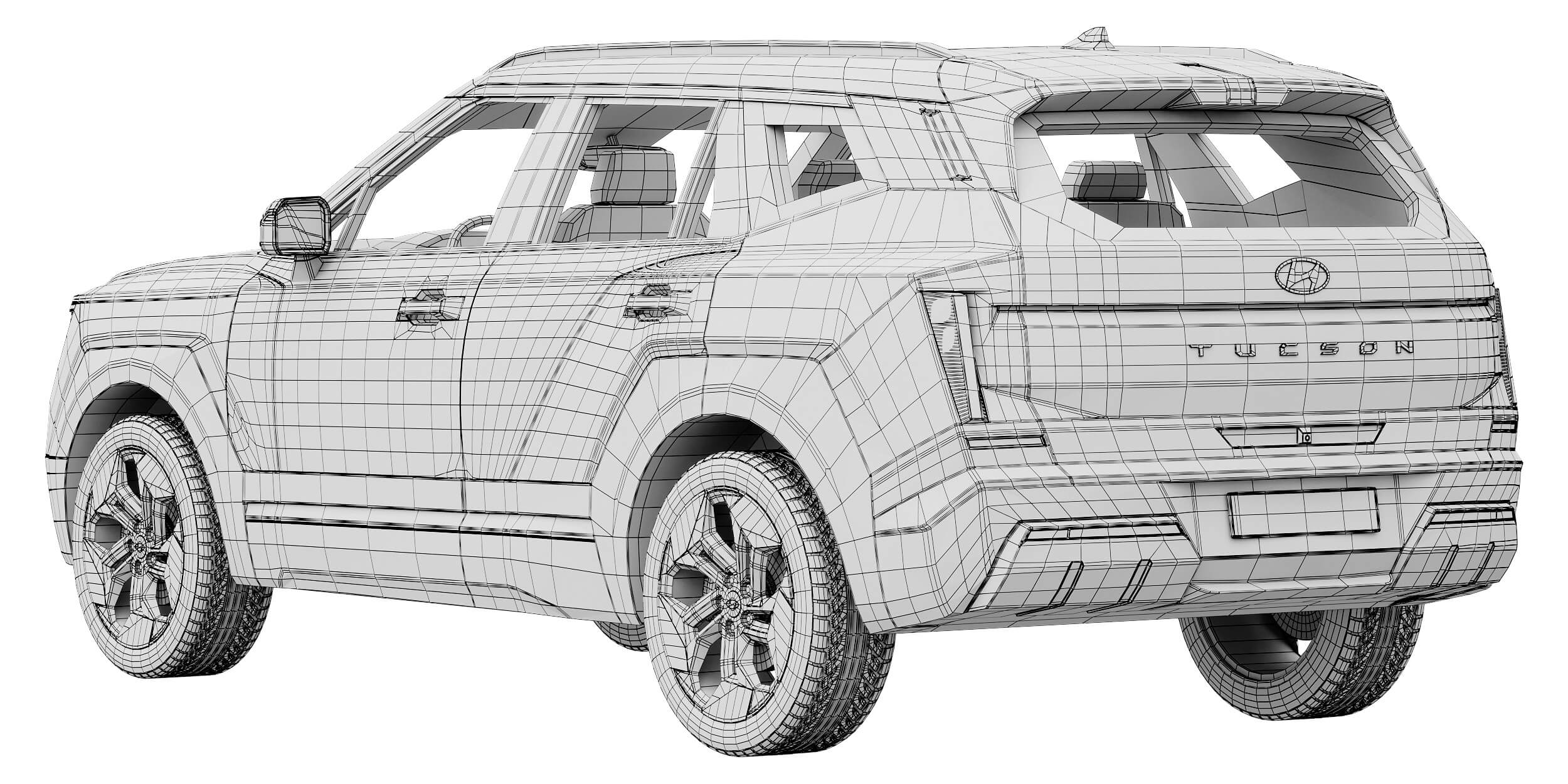Hyundai Tucson 2027 3D Model