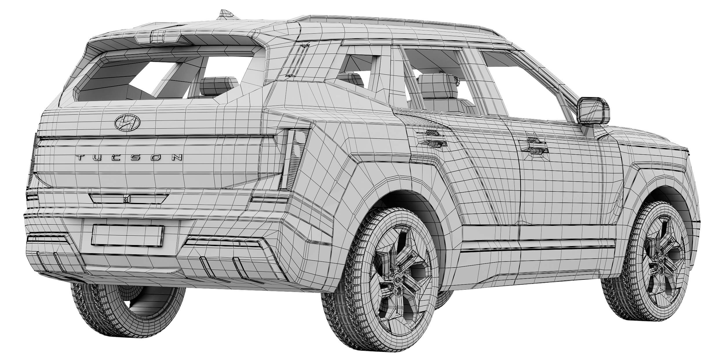 Hyundai Tucson 2027 3D Model