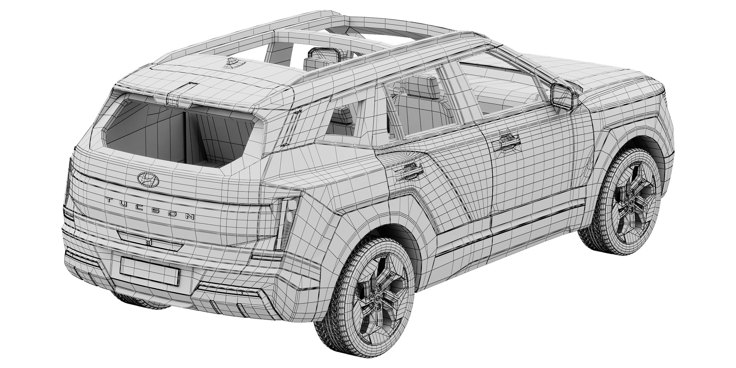 Hyundai Tucson 2027 3D Model