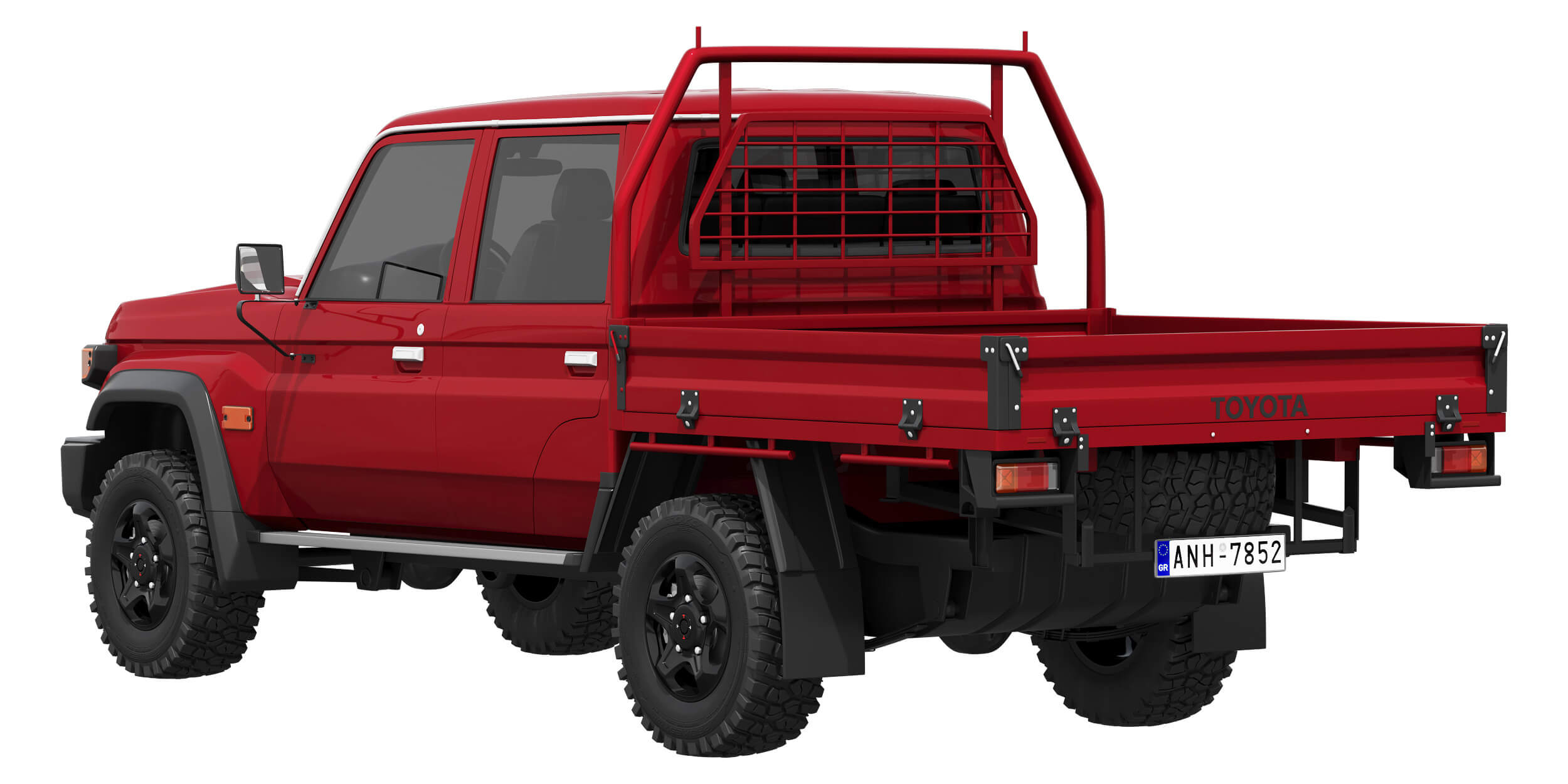 Toyota Land Cruiser 70 Double Cab Chassis 2024 3D Model