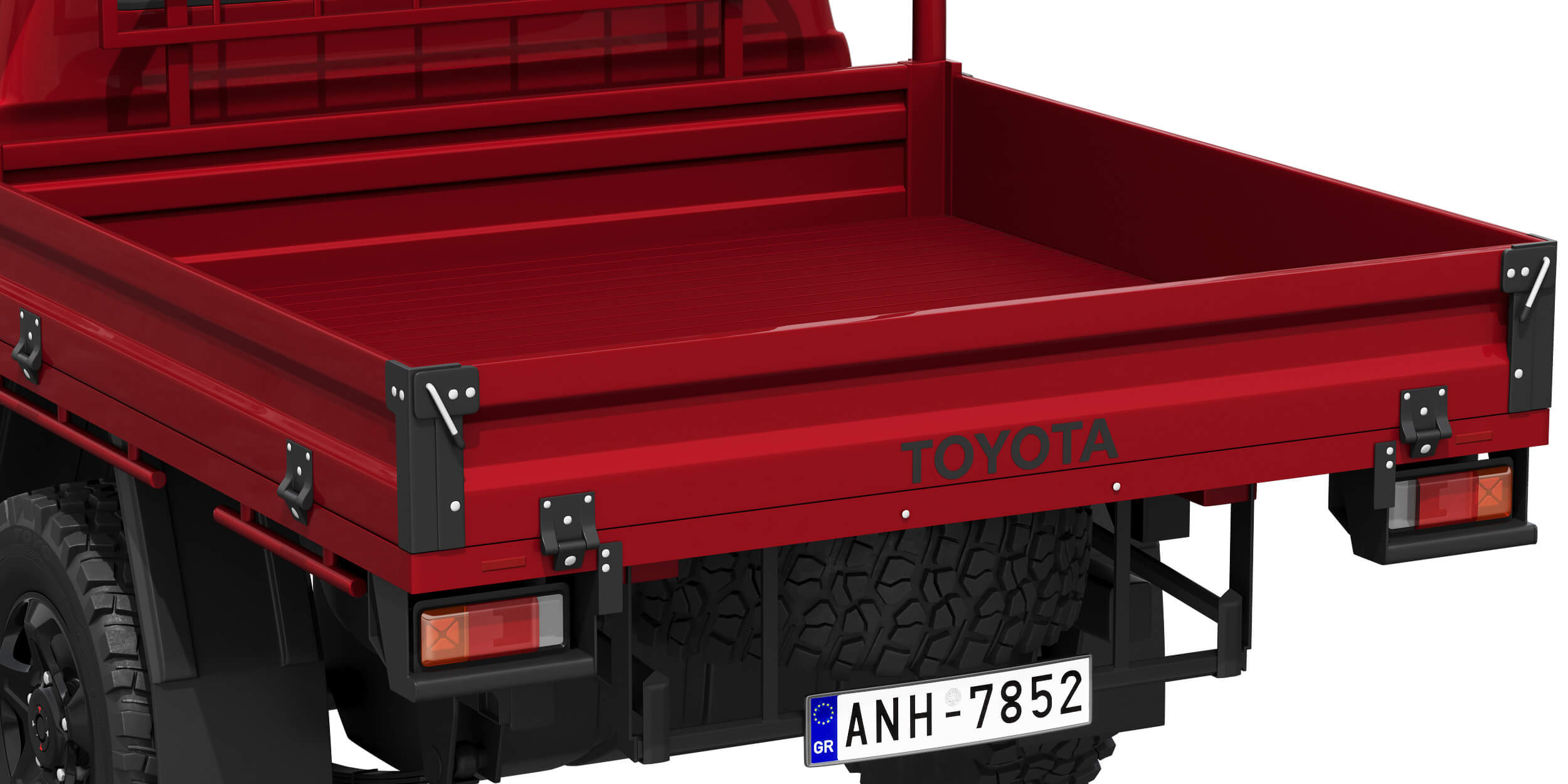 Toyota Land Cruiser 70 Double Cab Chassis 2024 3D Model