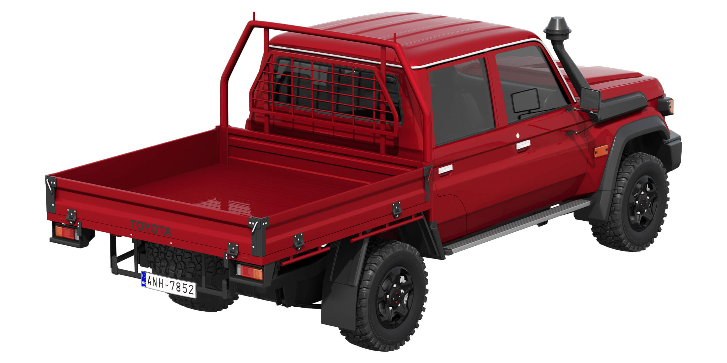 Toyota Land Cruiser 70 Double Cab Chassis 2024 3D Model