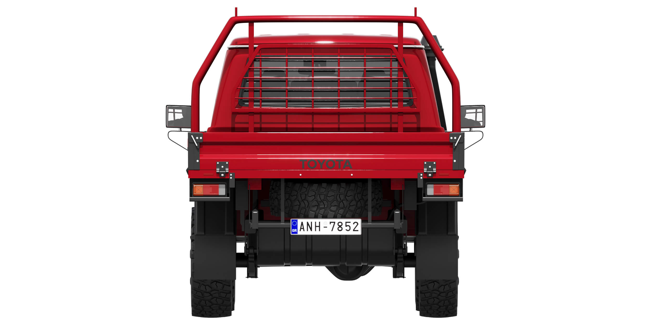 Toyota Land Cruiser 70 Double Cab Chassis 2024 3D Model