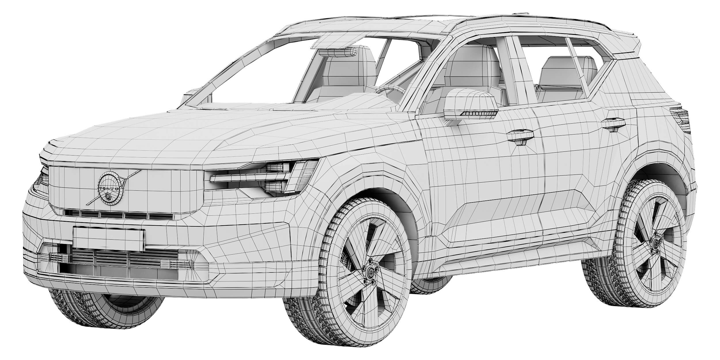 Volvo EX40 2027 3D Model