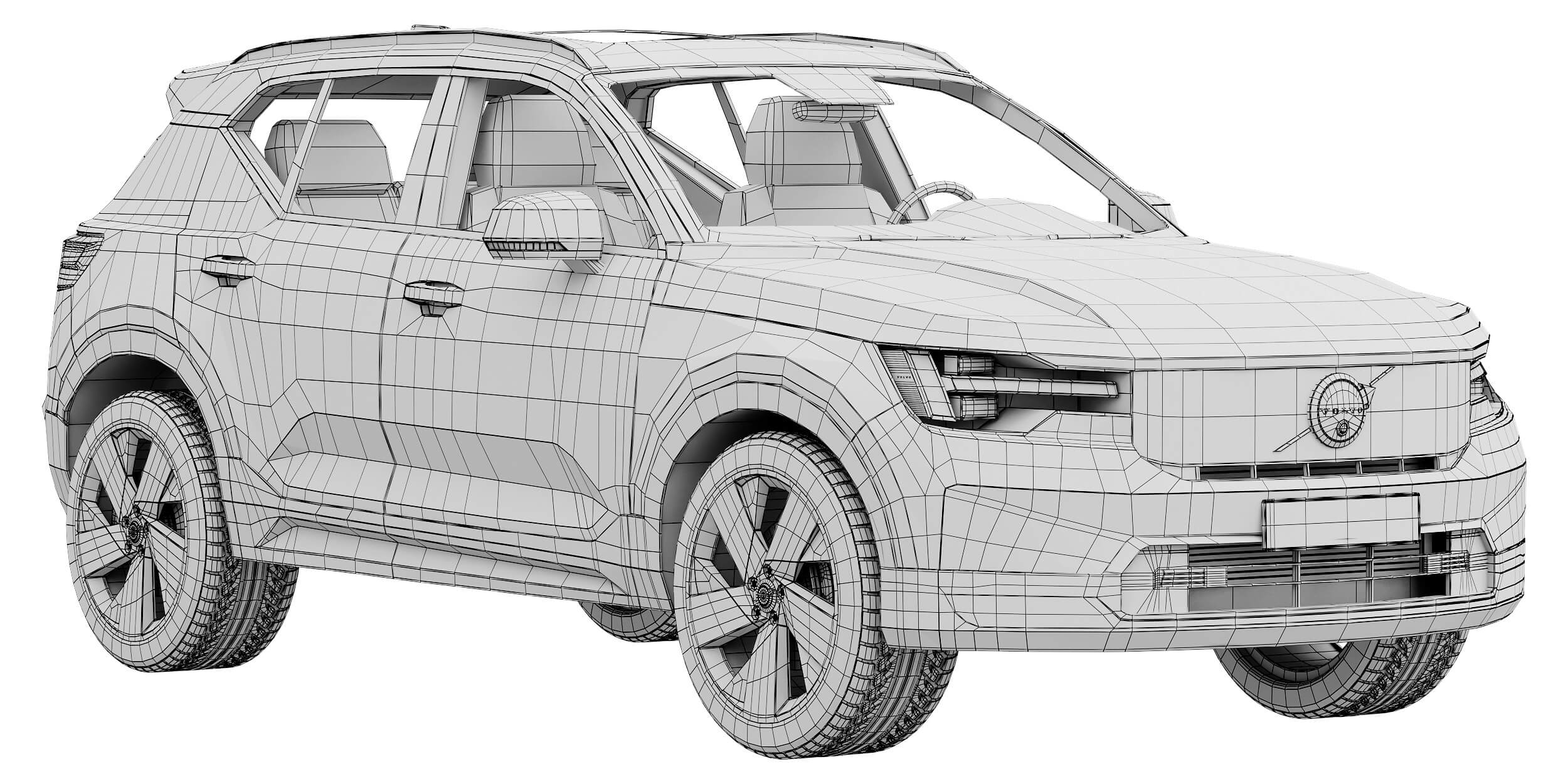 Volvo EX40 2027 3D Model
