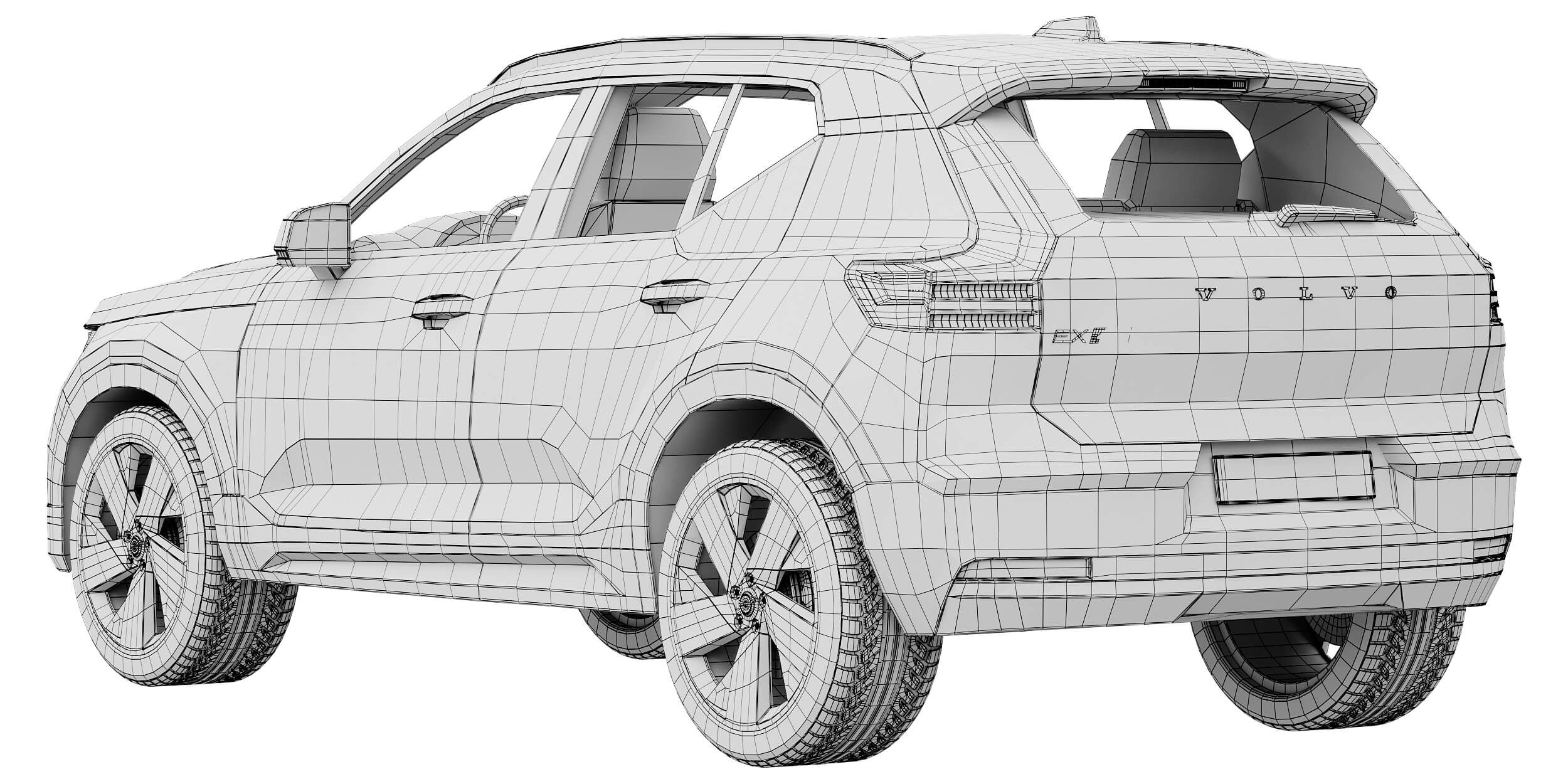 Volvo EX40 2027 3D Model