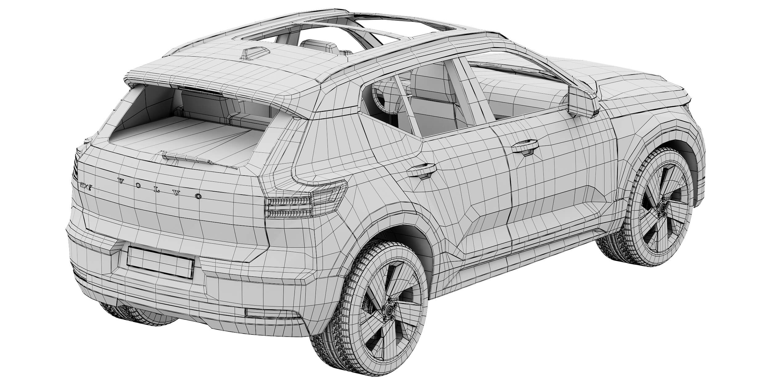 Volvo EX40 2027 3D Model