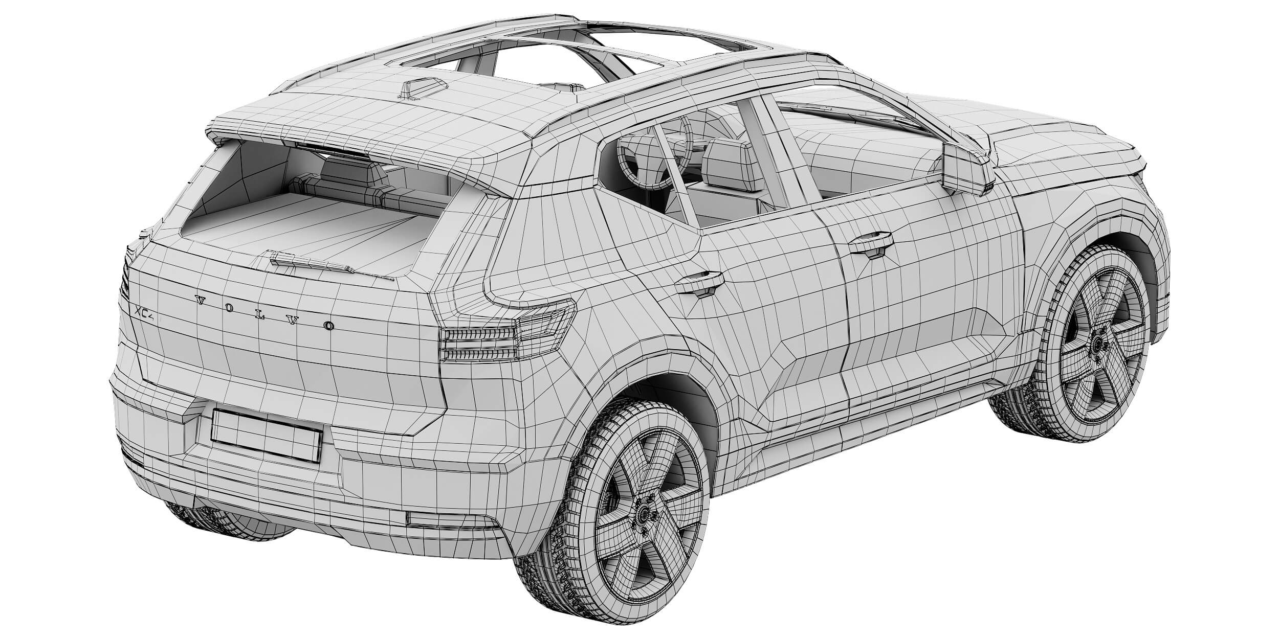 Volvo XC40 2027 3D Model