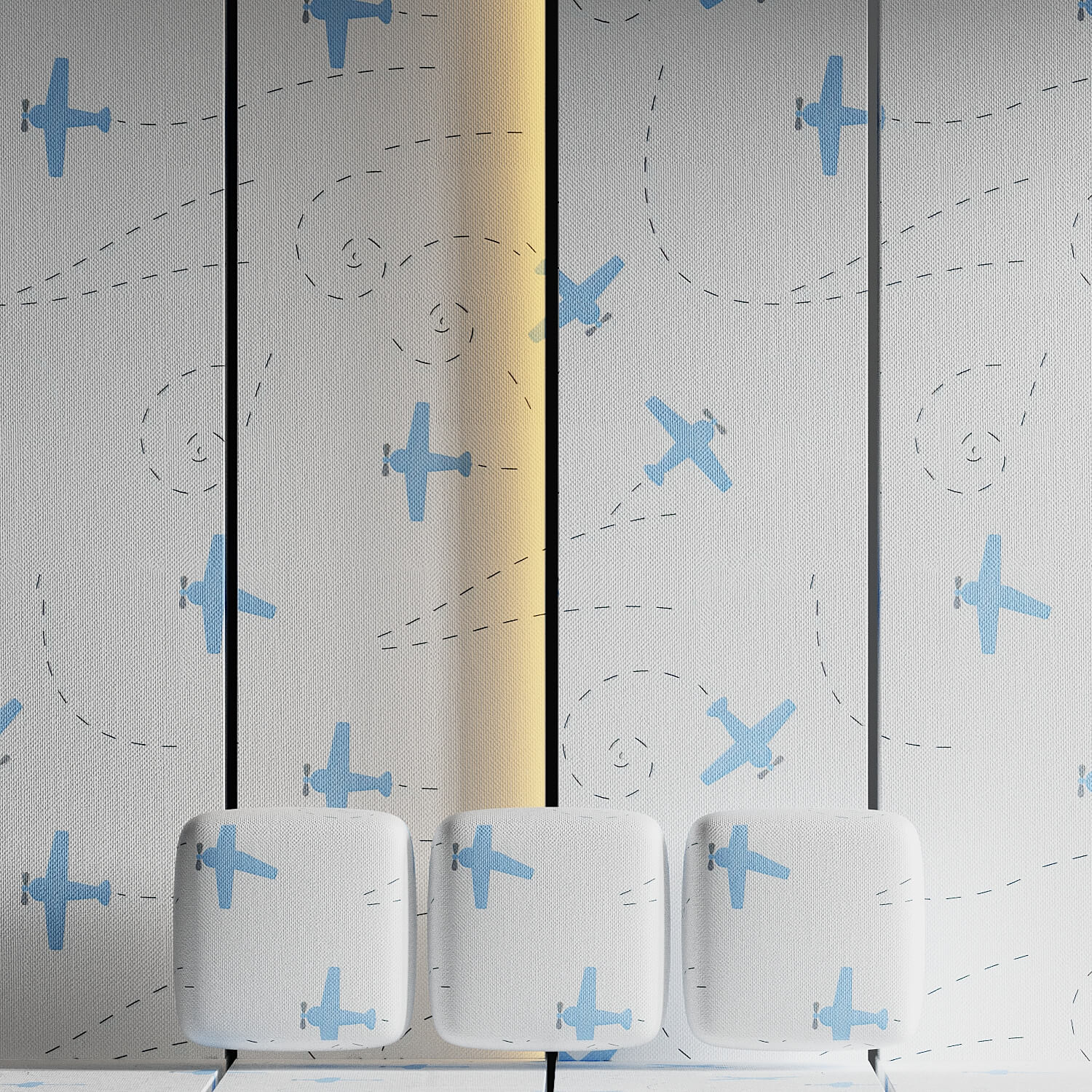 7 Kids Wallpaper Textures &ndash 4K Seamless PBR Collection 3D Material or Shader