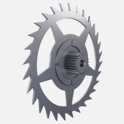 Gear Ratchet D369mm T51mm M1