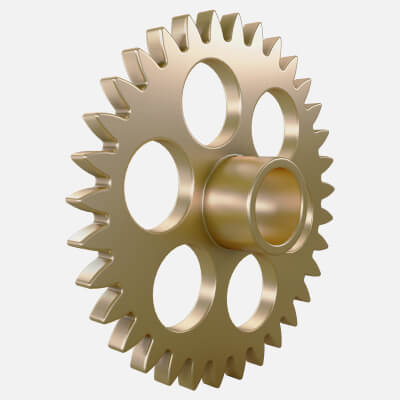 Gear Spur D110mm T23mm M1
