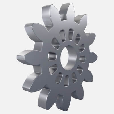 Gear Spur D119mm T12mm M1