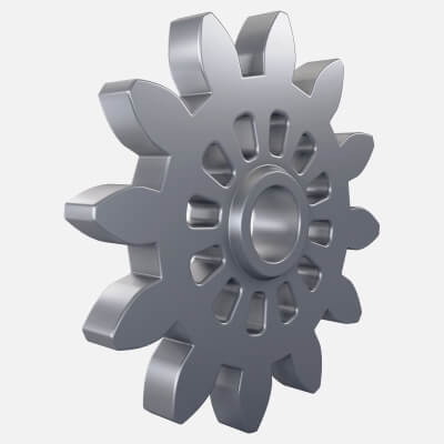 Gear Spur D119mm T18mm M1