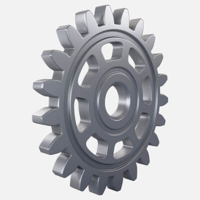 Gear Spur D122mm T9mm M1