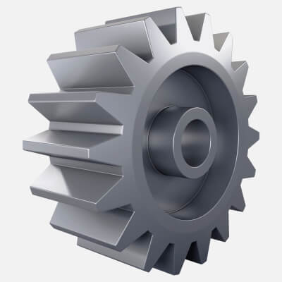 Gear Spur D167mm T71mm M2