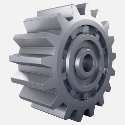 Gear Spur D205mm T93mm M1