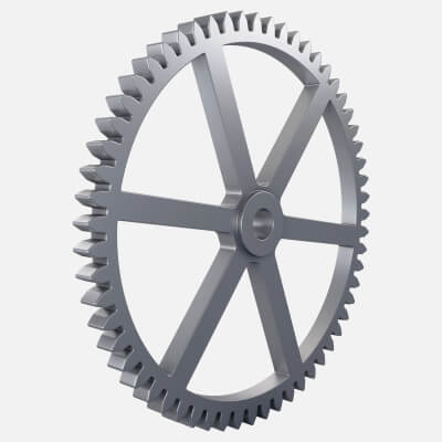 Gear Spur D238mm T19mm M1