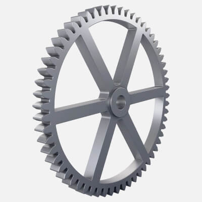 Gear Spur D238mm T22mm M1
