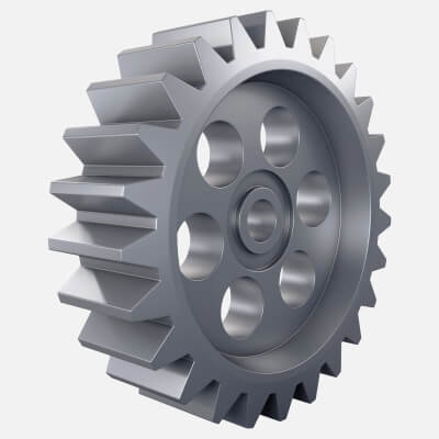 Gear Spur D243mm T71mm M1