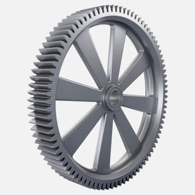 Gear Spur D301mm T43mm M1