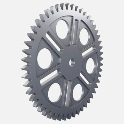 Gear Spur D304mm T12mm M1