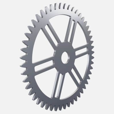 Gear Spur D304mm T6mm M1