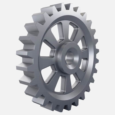 Gear Spur D326mm T54mm M1