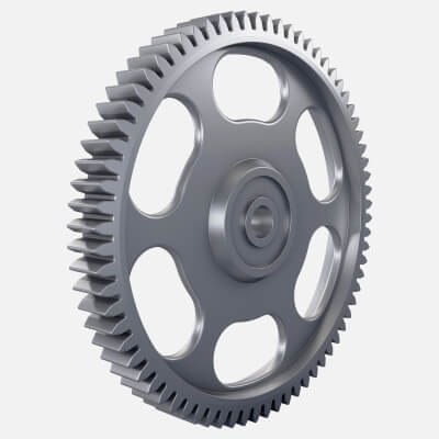 Gear Spur D397mm T43mm M1